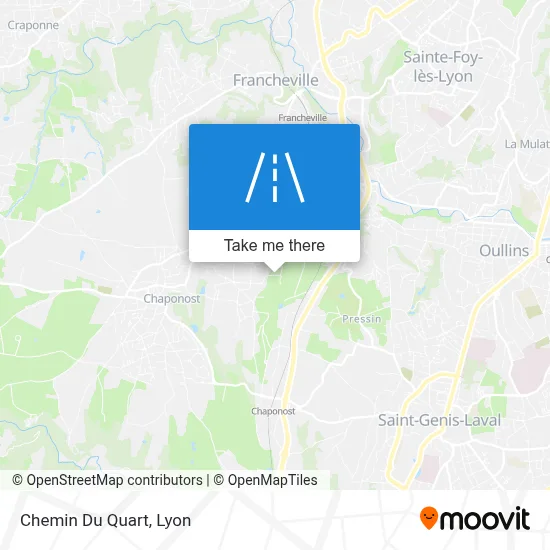Chemin Du Quart map