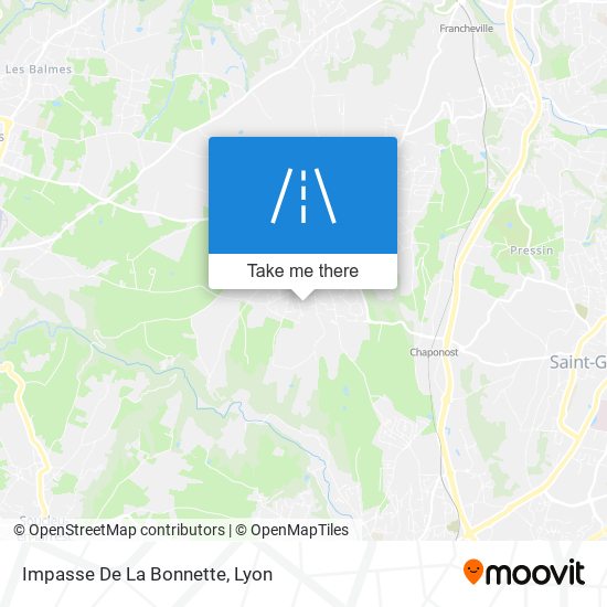 Mapa Impasse De La Bonnette