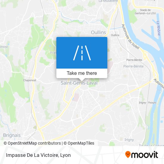 Impasse De La Victoire map
