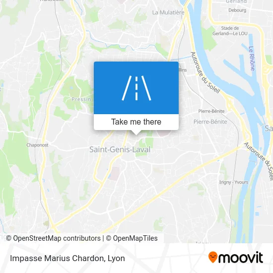 Impasse Marius Chardon map