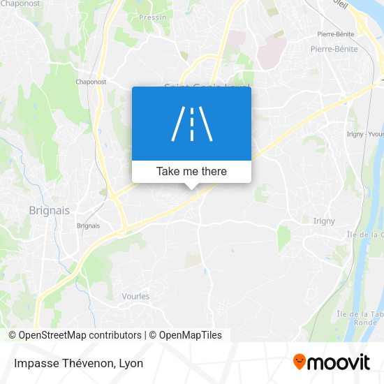 Impasse Thévenon map