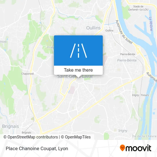 Place Chanoine Coupat map