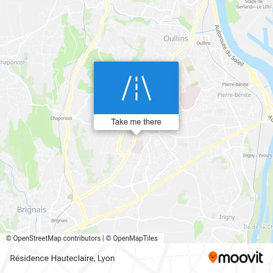 Résidence Hauteclaire map