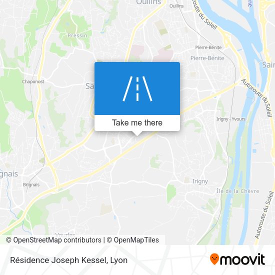 Résidence Joseph Kessel map