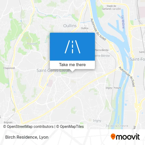 Résidence Les Bouleaux map