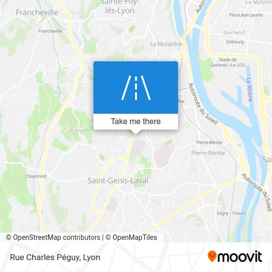 Rue Charles Péguy map