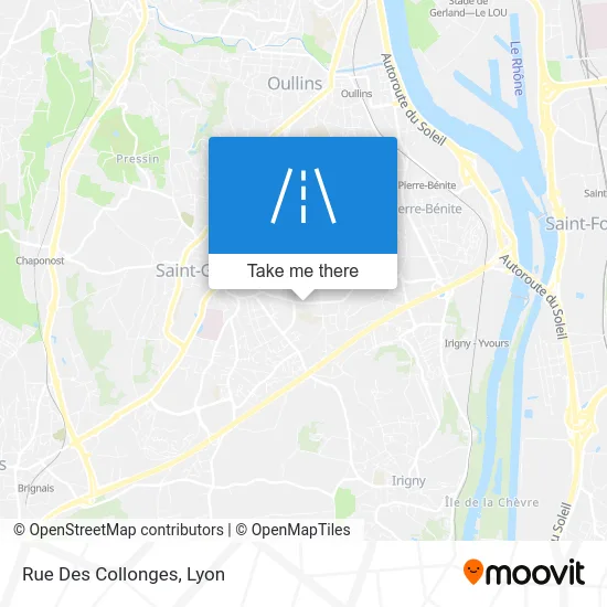 Rue Des Collonges map