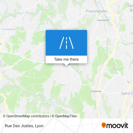 Rue Des Justes map
