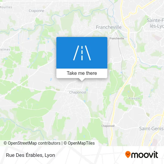 Rue Des Érables map