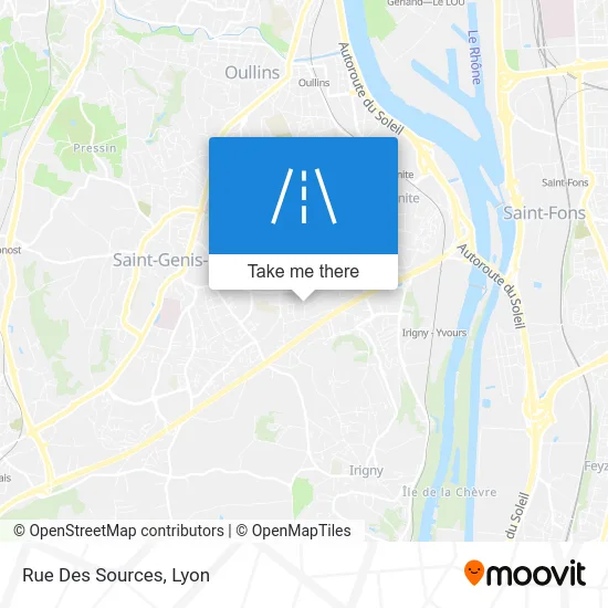 Mapa Rue Des Sources