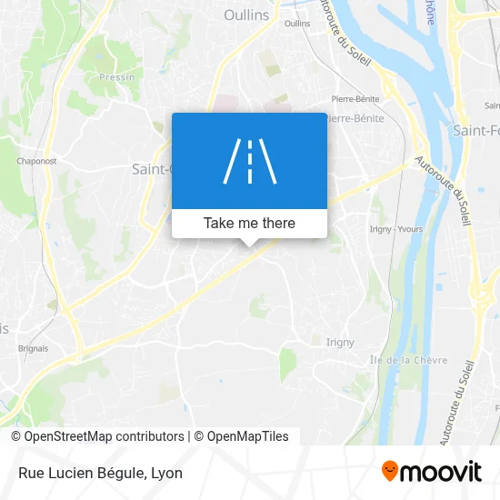 Rue Lucien Bégule map