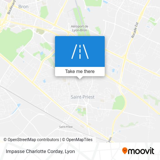 Impasse Charlotte Corday map