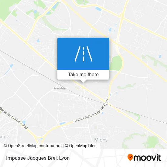 Impasse Jacques Brel map