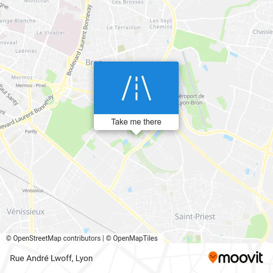 Rue André Lwoff map