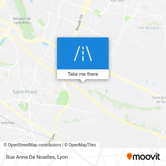 Rue Anna De Noailles map