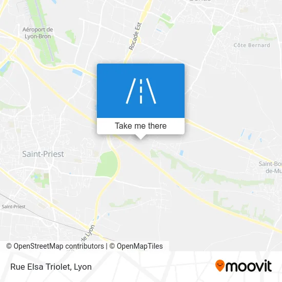 Rue Elsa Triolet map