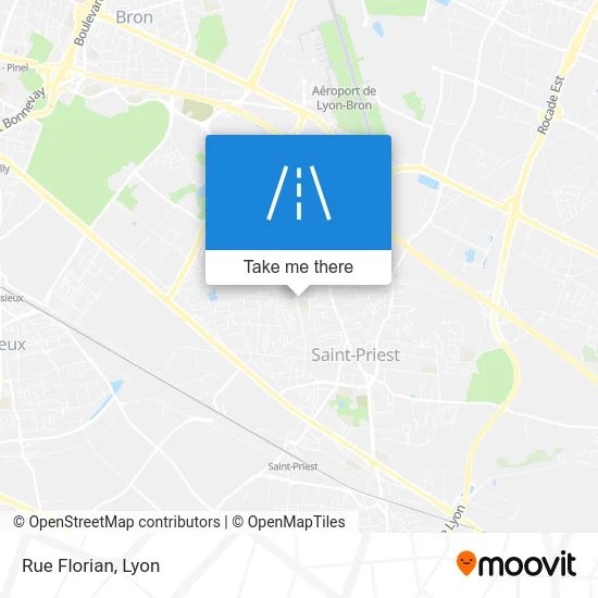 Rue Florian map