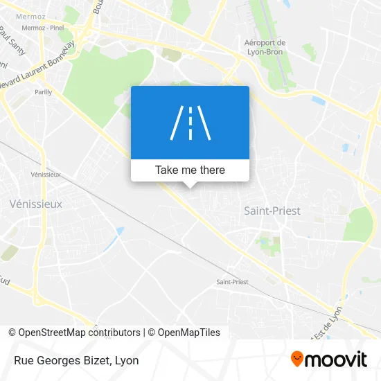 Rue Georges Bizet map