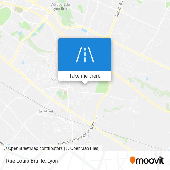 Rue Louis Braille map