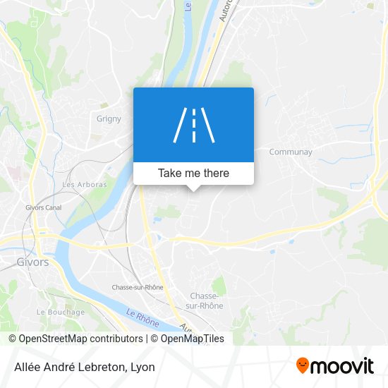 Allée André Lebreton map