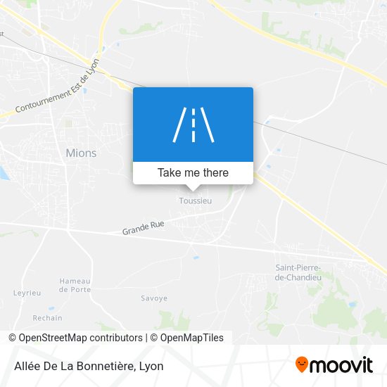 Allée De La Bonnetière map