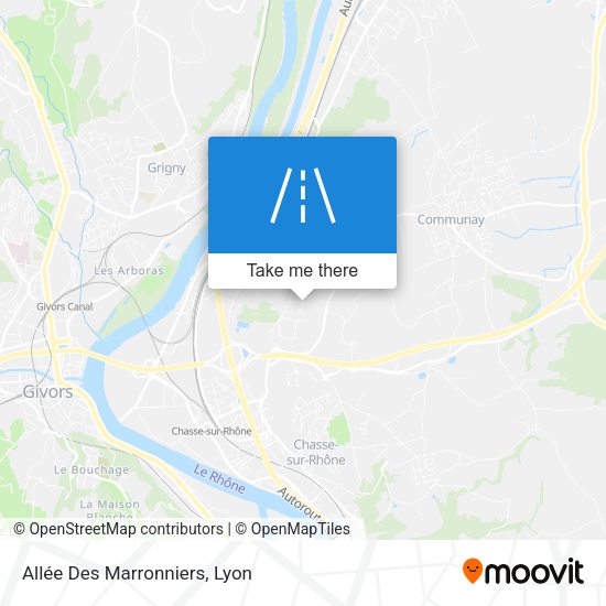 Allée Des Marronniers map
