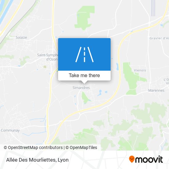 Allée Des Mourliettes map