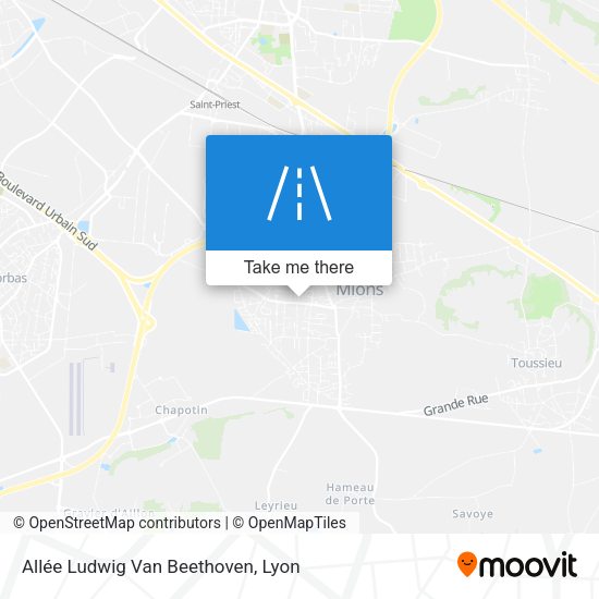 Allée Ludwig Van Beethoven map