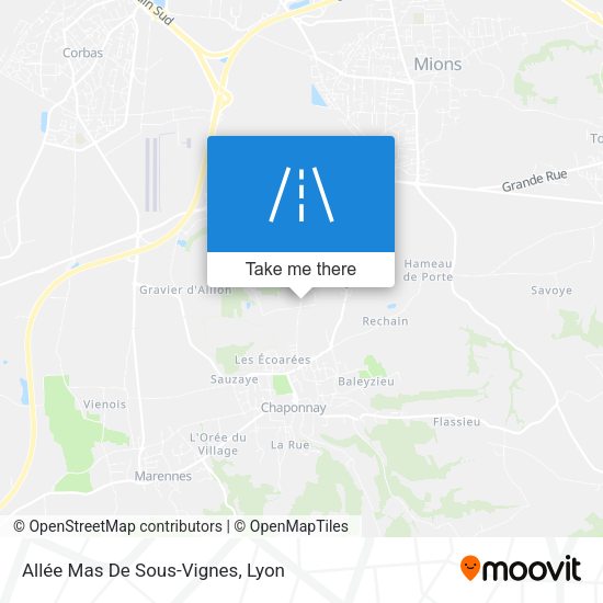 Allée Mas De Sous-Vignes map