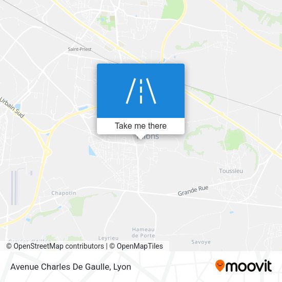 Avenue Charles De Gaulle map