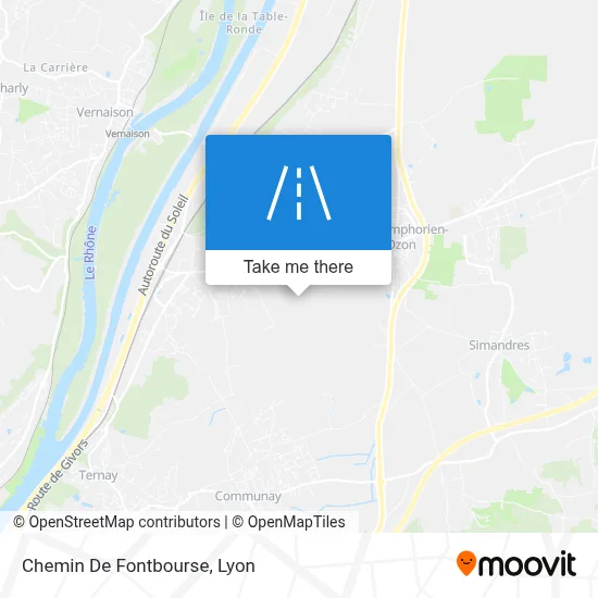 Chemin De Fontbourse map
