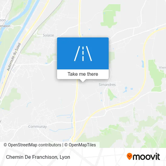 Chemin De Franchison map