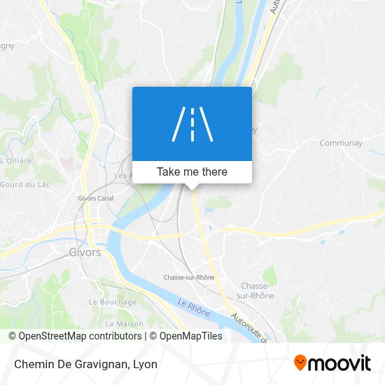 Chemin De Gravignan map