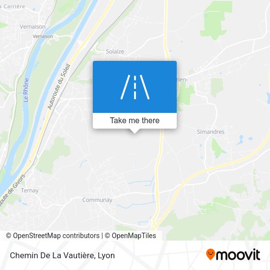 Chemin De La Vautière map