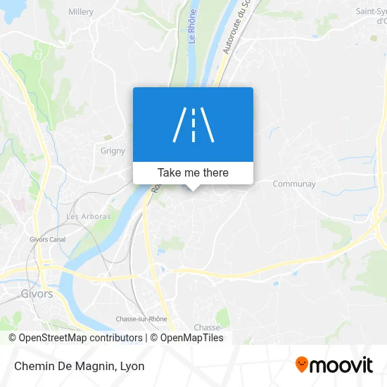 Chemin De Magnin map
