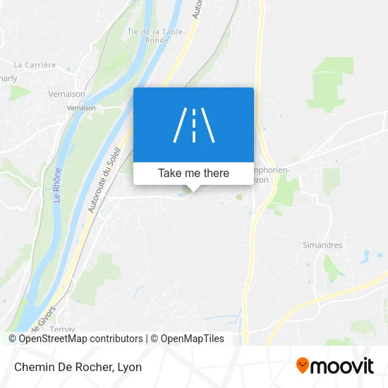 Chemin De Rocher map