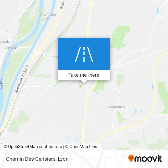 Chemin Des Cerisiers map