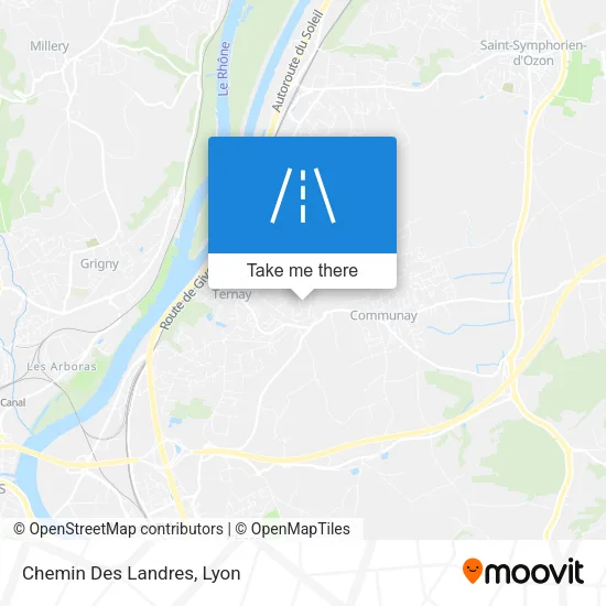 Chemin Des Landres map