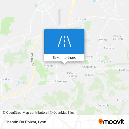 Chemin Du Poizat map
