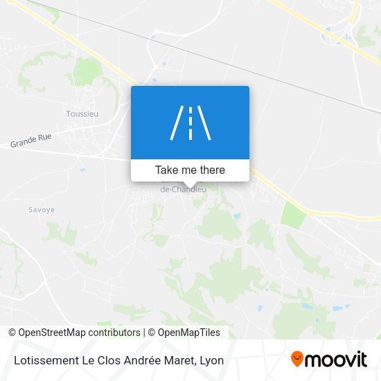Lotissement Le Clos Andrée Maret map