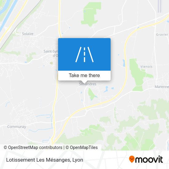 Lotissement Les Mésanges map