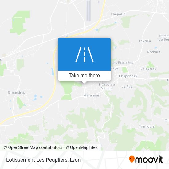 Lotissement Les Peupliers map