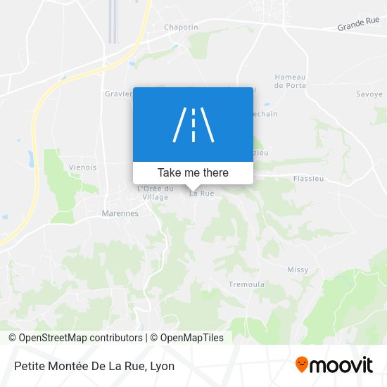 Petite Montée De La Rue map