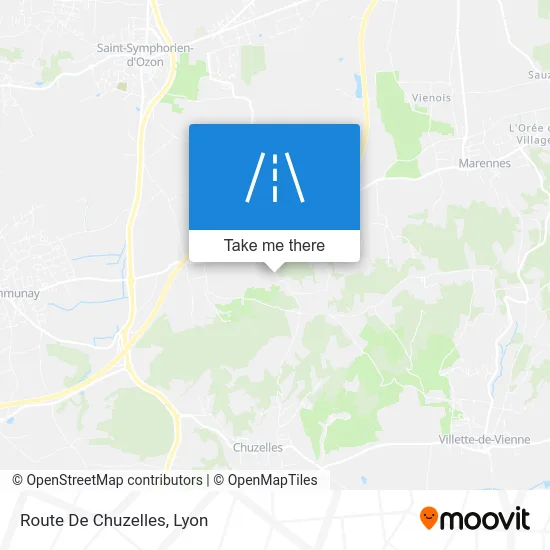 Route De Chuzelles map