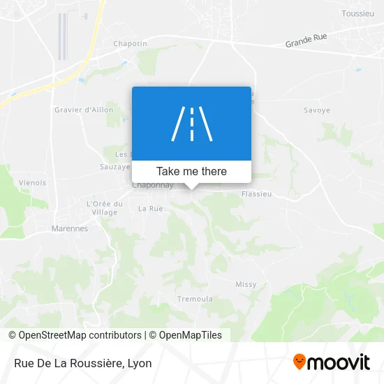 Rue De La Roussière map
