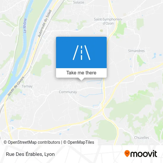 Rue Des Érables map