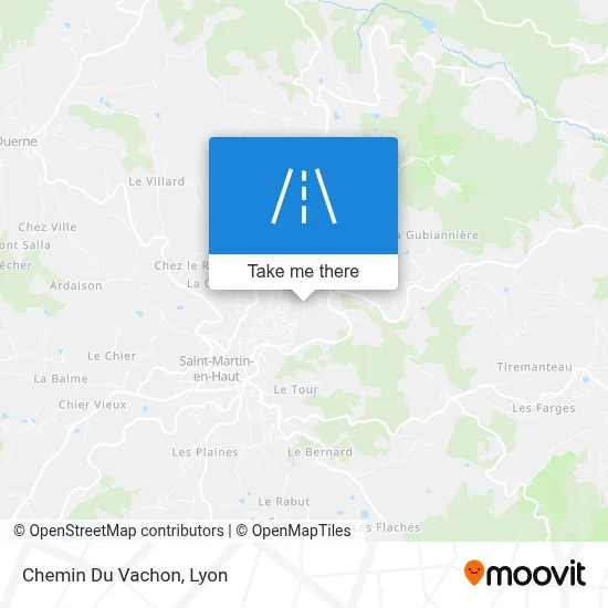 Chemin Du Vachon map