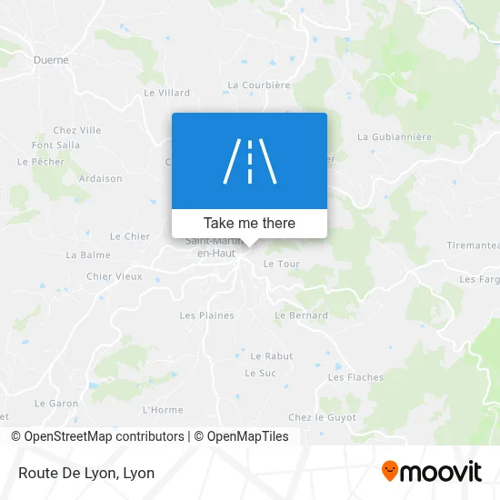 Route De Lyon map