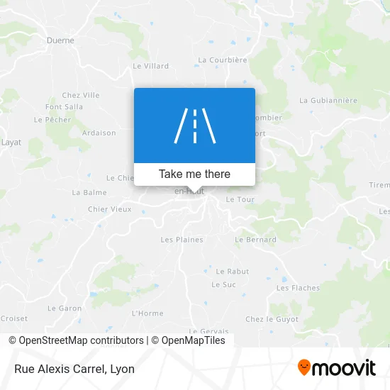 Rue Alexis Carrel map