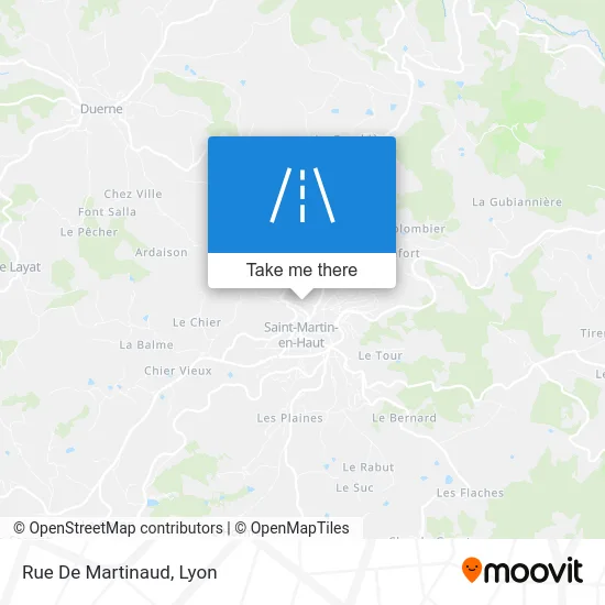 Rue De Martinaud map